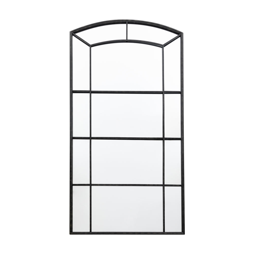 Gallery Interiors Shurrock Wall Mirror In Black 80x150cm