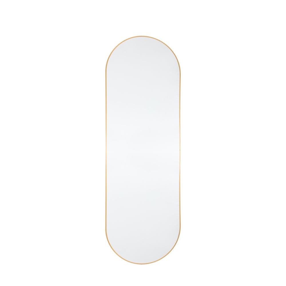 Product photograph of Gallery Interiors Yarlett Wall Mirror In Gold Small from Olivia's.