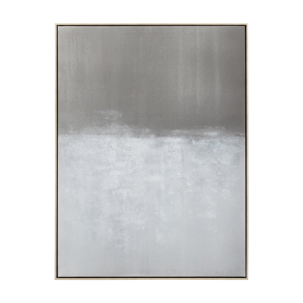 Product photograph of Gallery Interiors Horizon Framed Canvas Wall Art In Taupe 62 5x82 5cm from Olivia's