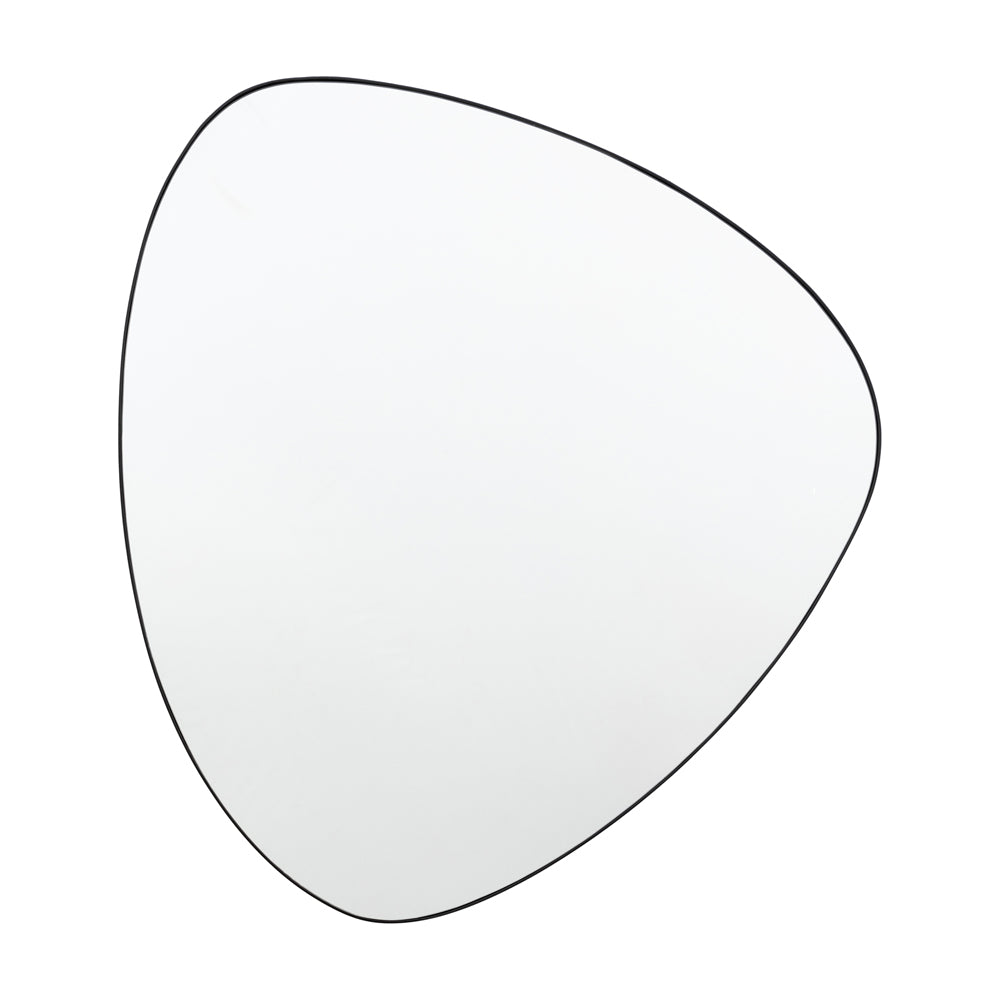 Product photograph of Gallery Interiors Hercules Wall Mirror In Black Large from Olivia's.