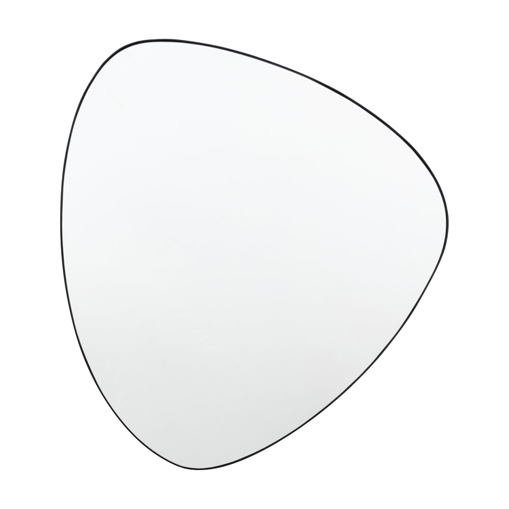 Product photograph of Gallery Interiors Hercules Wall Mirror In Black Medium from Olivia's.