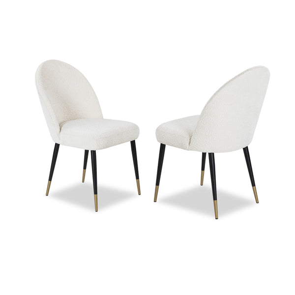 Liang Eimil Alfa Boucle Sand Set Of 2 Dining Chair
