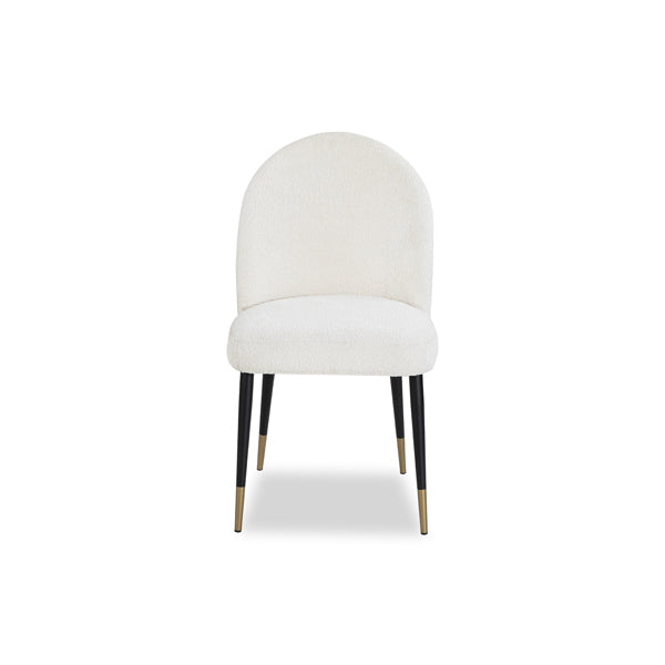 Product photograph of Liang Eimil Set Of 2 Alfa Boucle Sand Dining Chairs from Olivia's.