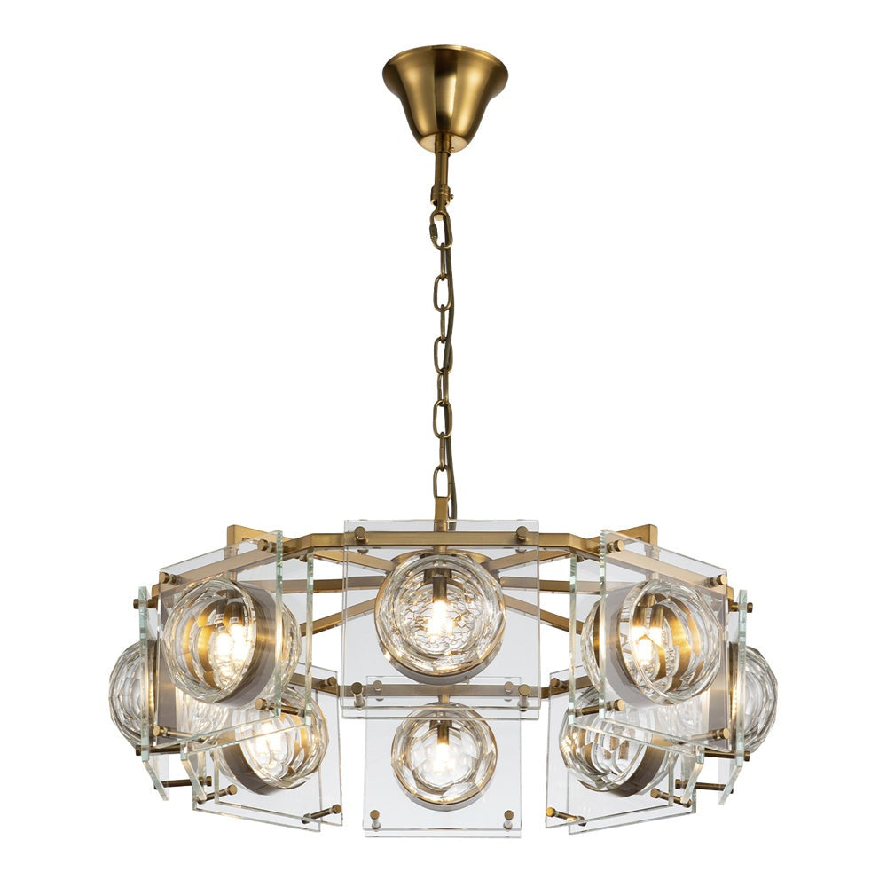 Product photograph of Liang Eimil Alchemy Pendant Lamp Antique Brass from Olivia's.