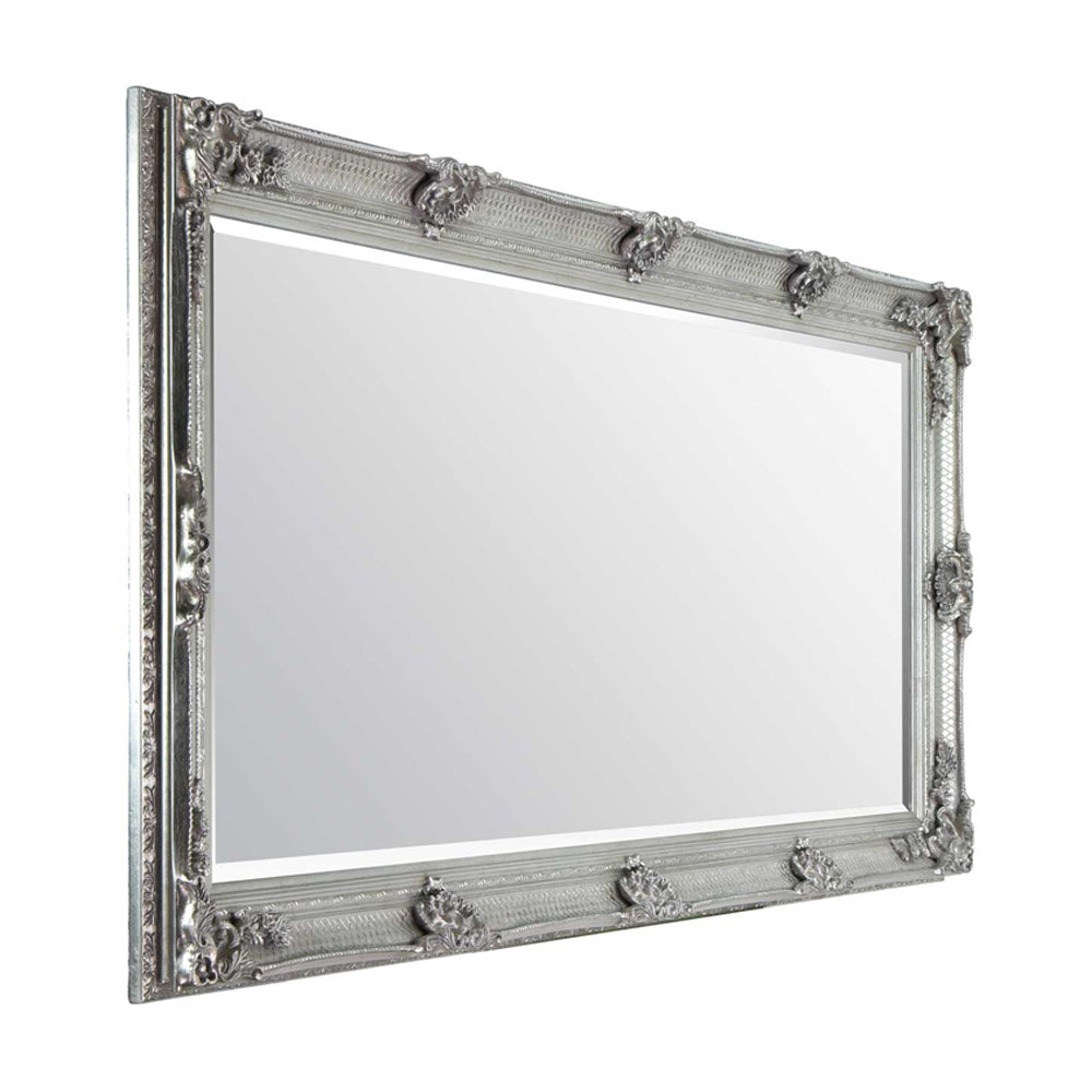 Product photograph of Olivia S Dayna Ornate Full Length Mirror In Silver - 164 X 78cm from Olivia's.