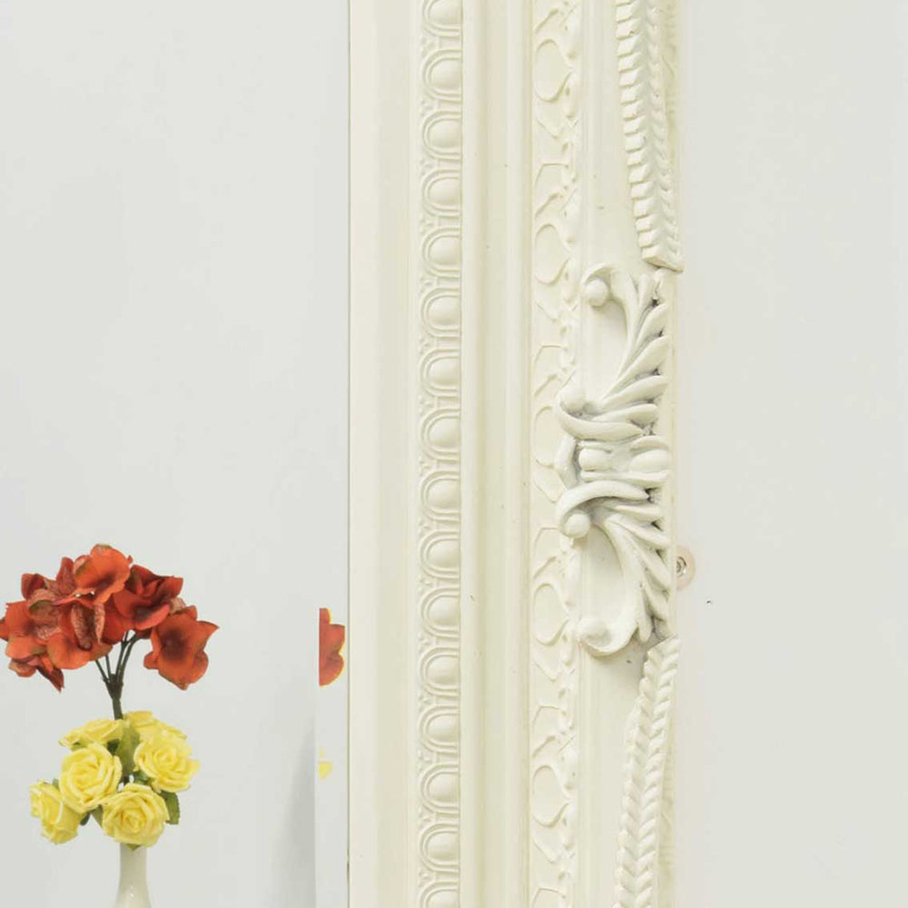 Product photograph of Olivia S Leah Wall Mirror In Ivory - 175 X 89cm from Olivia's.