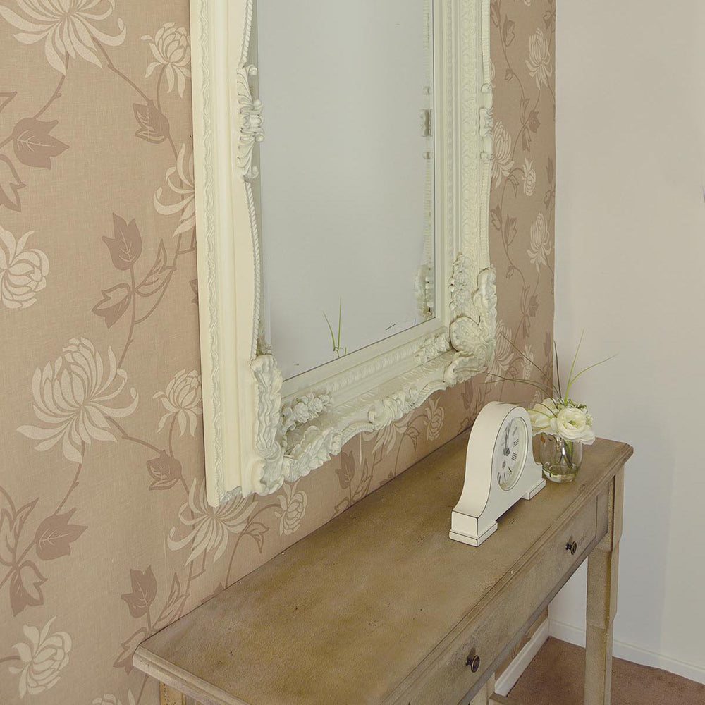 Product photograph of Olivia S Leah Wall Mirror In Ivory - 122 X 91cm from Olivia's.