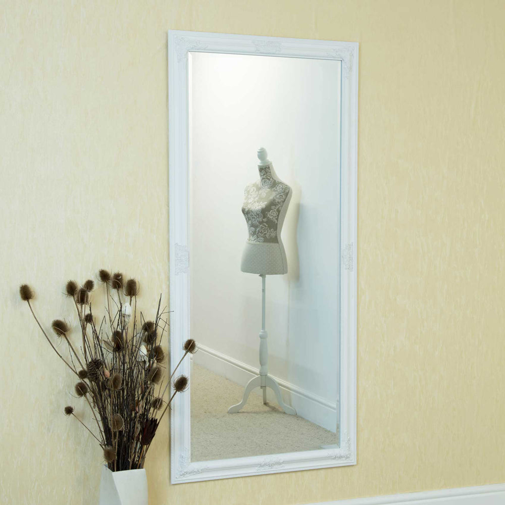 Product photograph of Olivia S Austin Full Length Mirror In White - 160 X 73cm from Olivia's