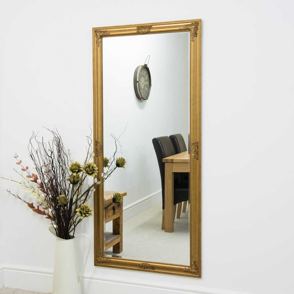 Product photograph of Olivia S Austin Full Length Mirror In Gold - 160 X 73cm from Olivia's