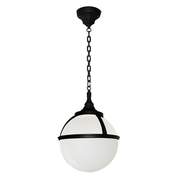 Product photograph of Elstead Glenbeigh 1 Light Pendant Black from Olivia's