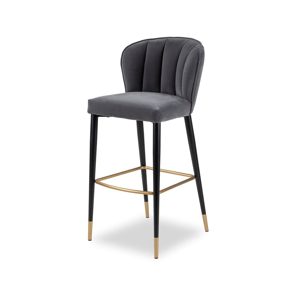 Liang Eimil Maya Bar Stool Toscana Ancor Velvet