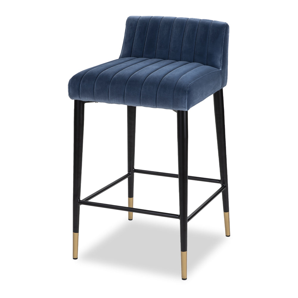 Product photograph of Liang Eimil Coltrane Counter Stool Cobalt Blue from Olivia's