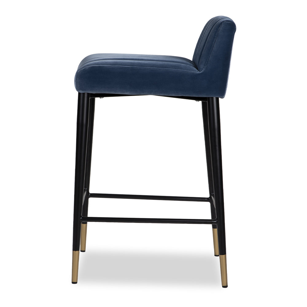 Product photograph of Liang Eimil Coltrane Counter Stool Cobalt Blue from Olivia's.