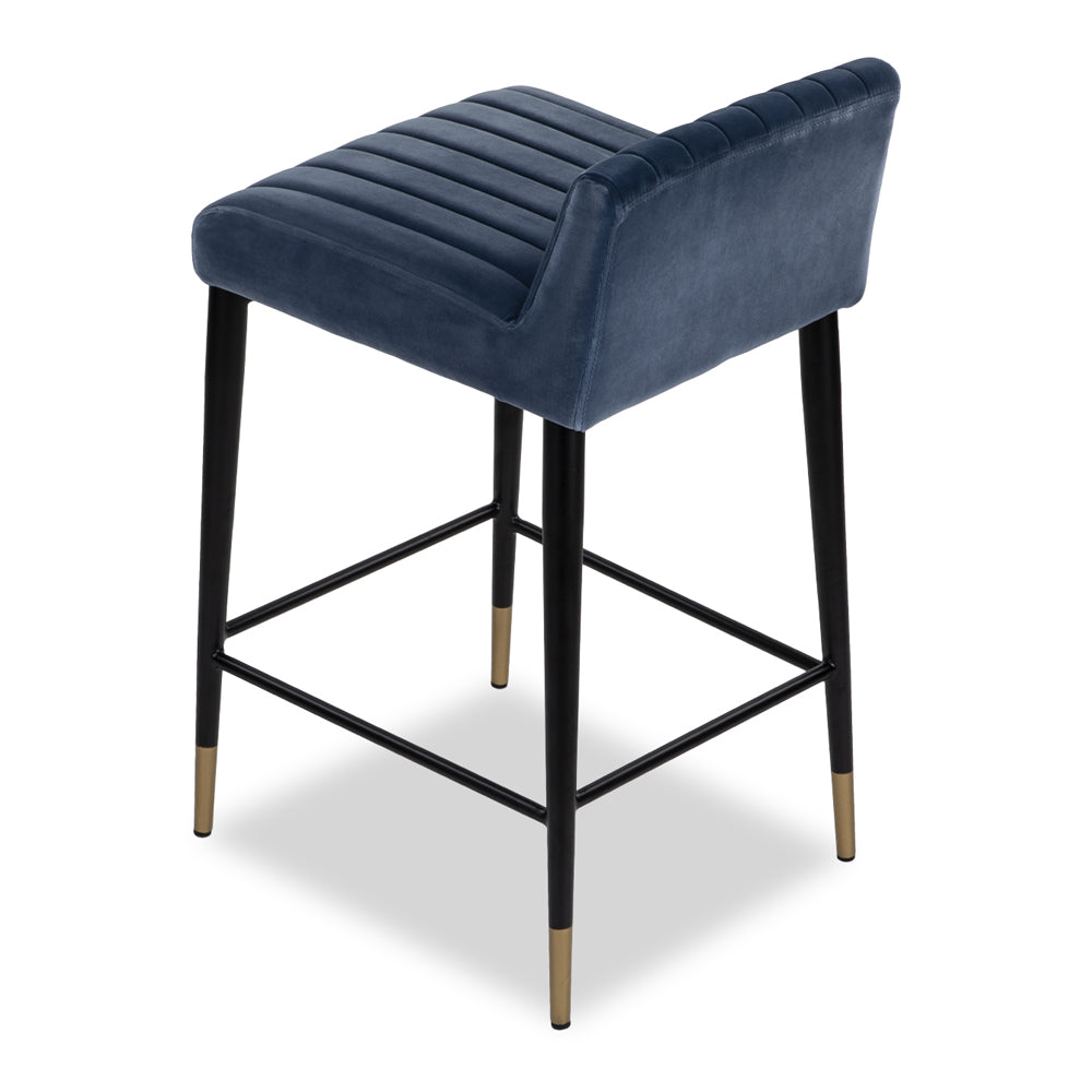 Product photograph of Liang Eimil Coltrane Counter Stool Cobalt Blue from Olivia's.