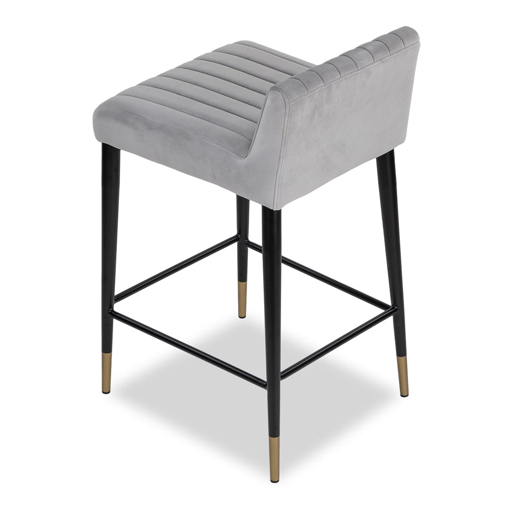 Product photograph of Liang Eimil Coltrane Counter Stool Kaster Light Grey from Olivia's.