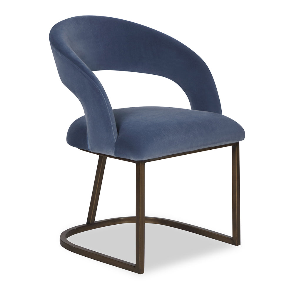 Product photograph of Liang Eimil Alfie Dining Chair Cobalt Blue from Olivia's