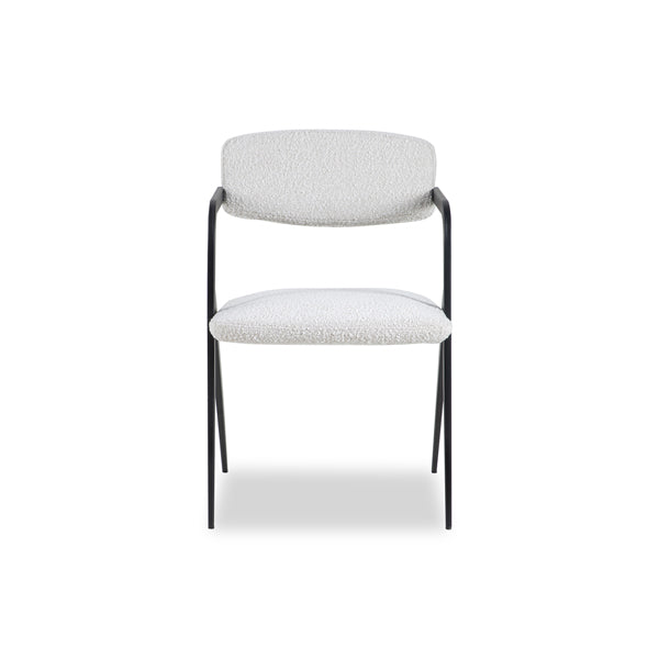 Product photograph of Liang Eimil Alpar Boucle Sand Dining Chair from Olivia's.