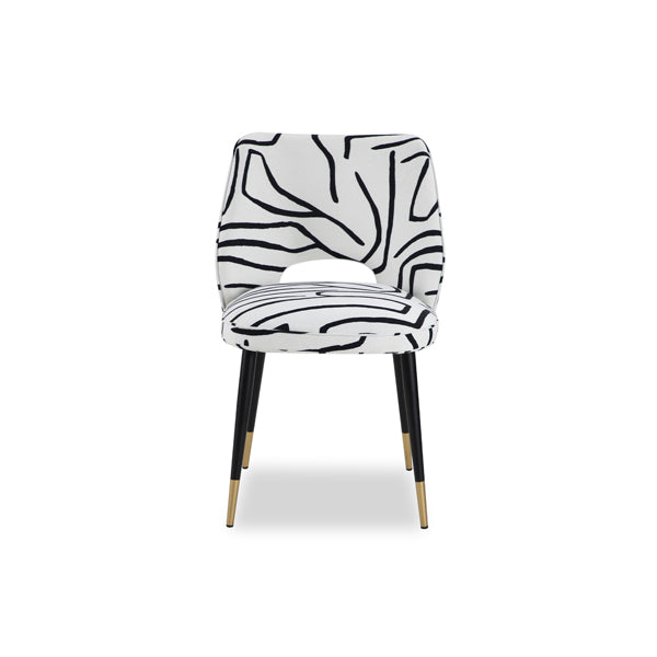 Liang Eimil Jagger Dining Chair Zebra Black White Set Of 2