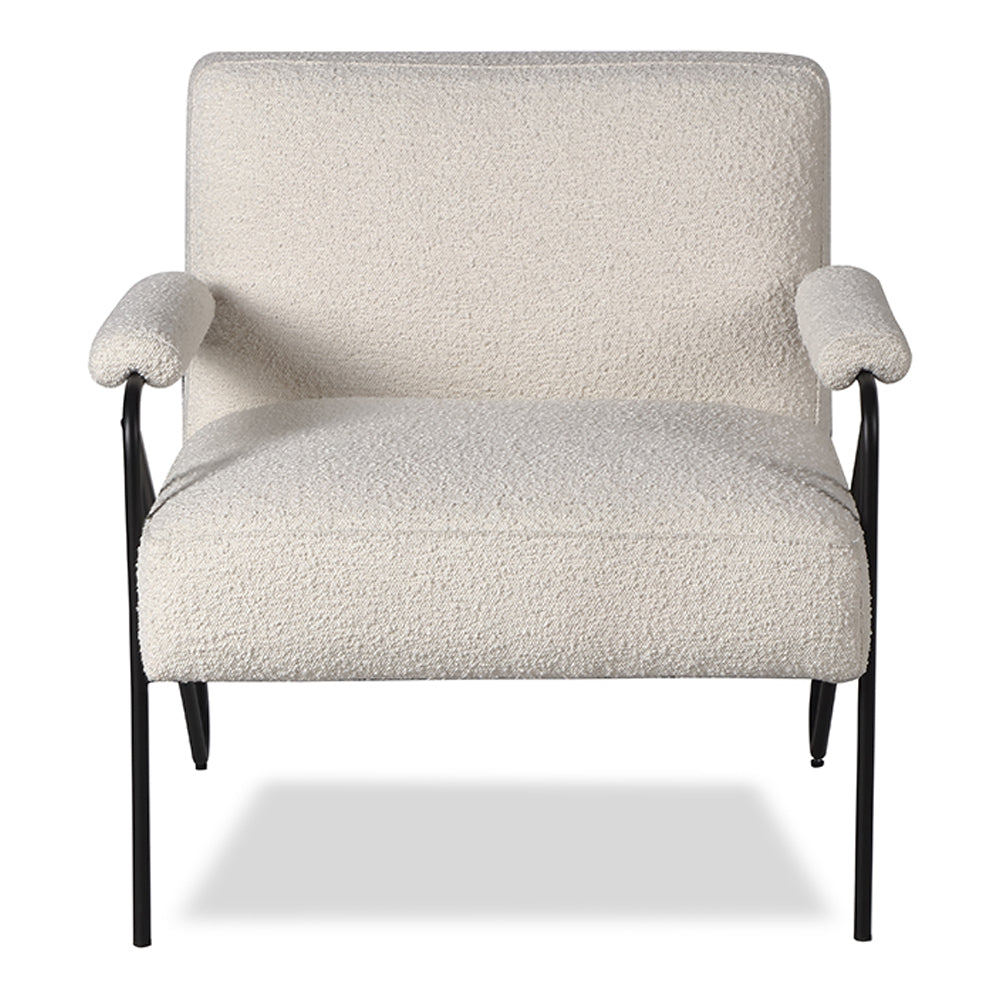 Product photograph of Liang Eimil Kemper Occasional Chair Boucle Sand from Olivia's.