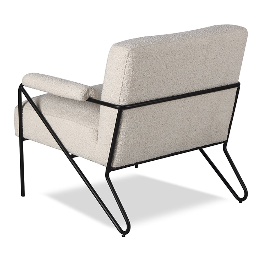 Product photograph of Liang Eimil Kemper Occasional Chair Boucle Sand from Olivia's.