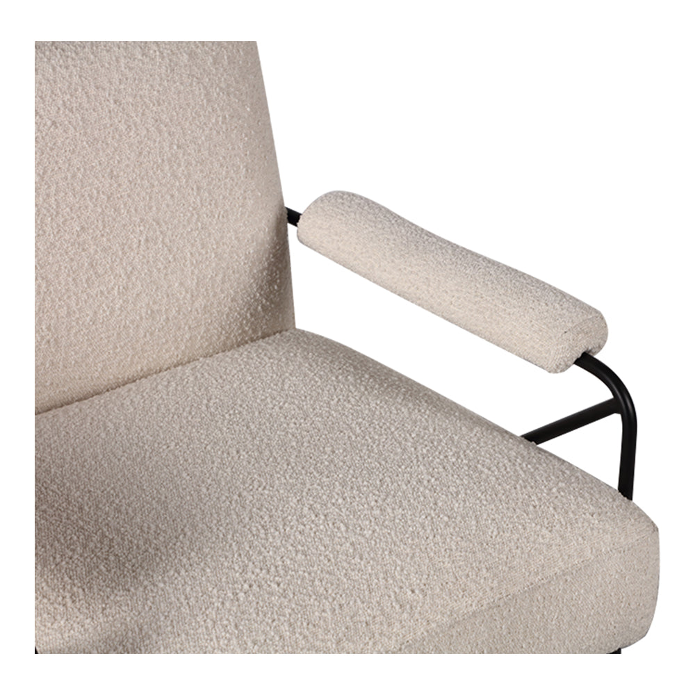 Product photograph of Liang Eimil Kemper Occasional Chair Boucle Sand from Olivia's.