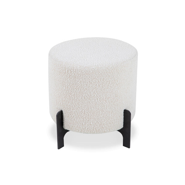 Product photograph of Liang Eimil Koldrum Boucle Sand Footstool from Olivia's.