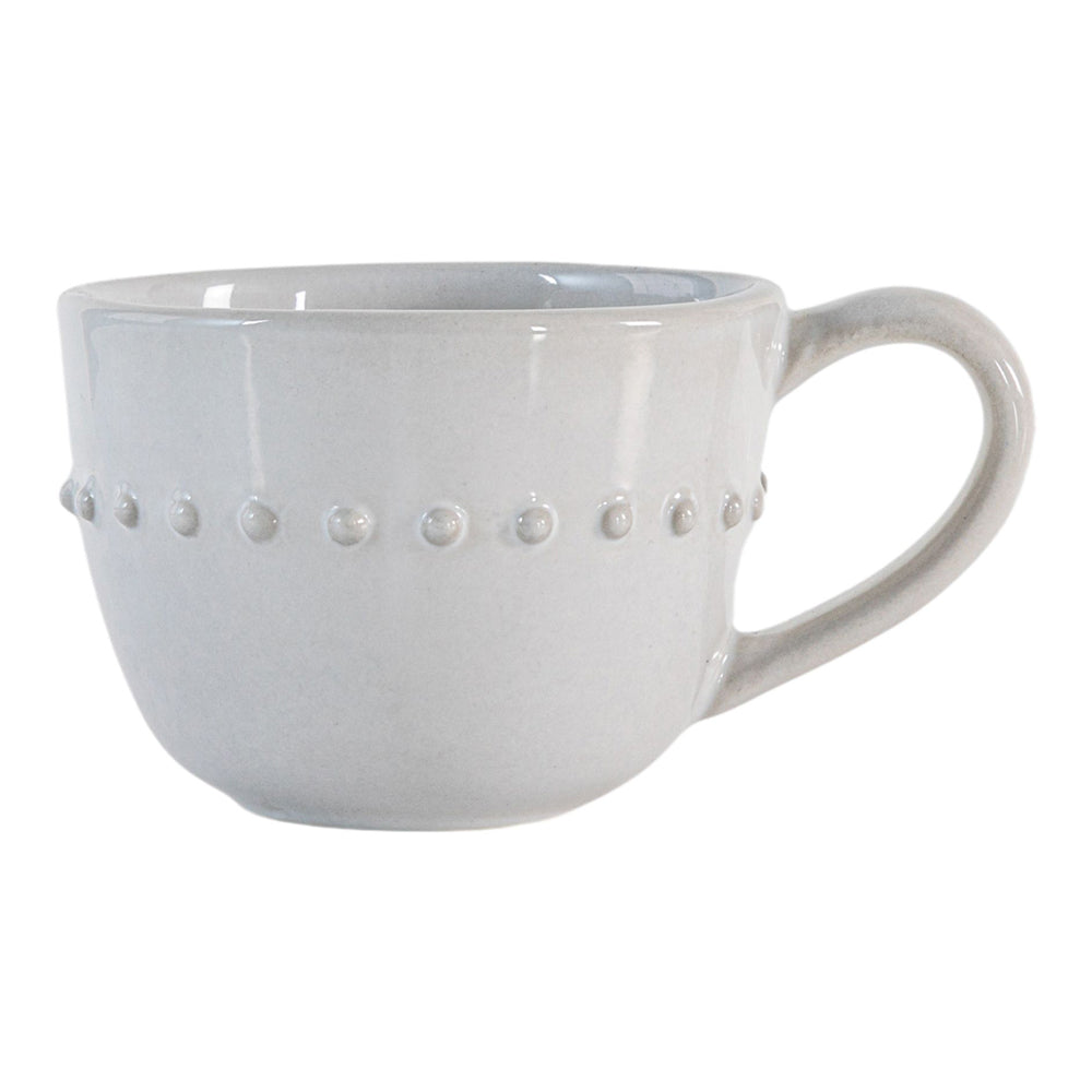 Product photograph of Gallery Interiors Set Of 4 Alon Organic Beaded Mug White from Olivia's.