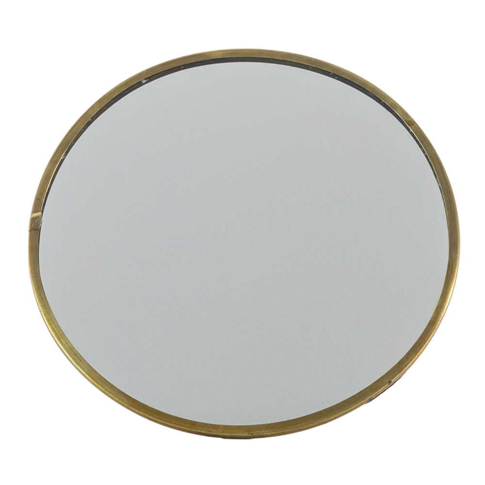Product photograph of Gallery Interiors Aurora Round Dressing Table Mirror Stand Antique Small from Olivia's