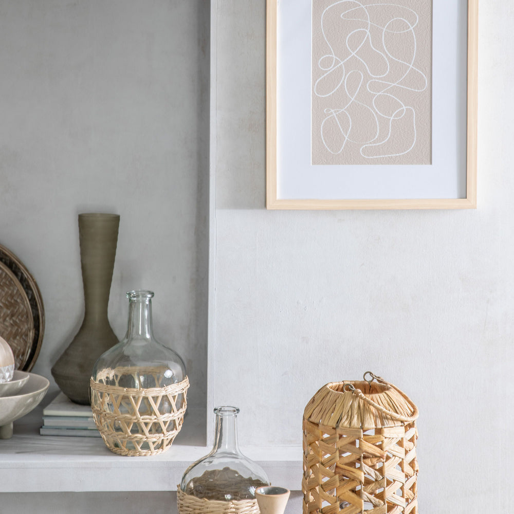Product photograph of Gallery Interiors Bryn Vase Grey Small from Olivia's