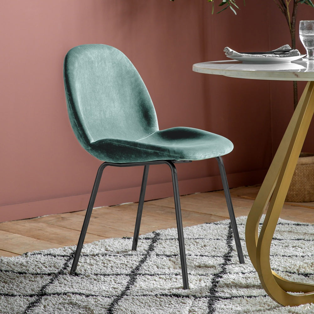 Product photograph of Gallery Interiors Calabrese Chair Mint from Olivia's.