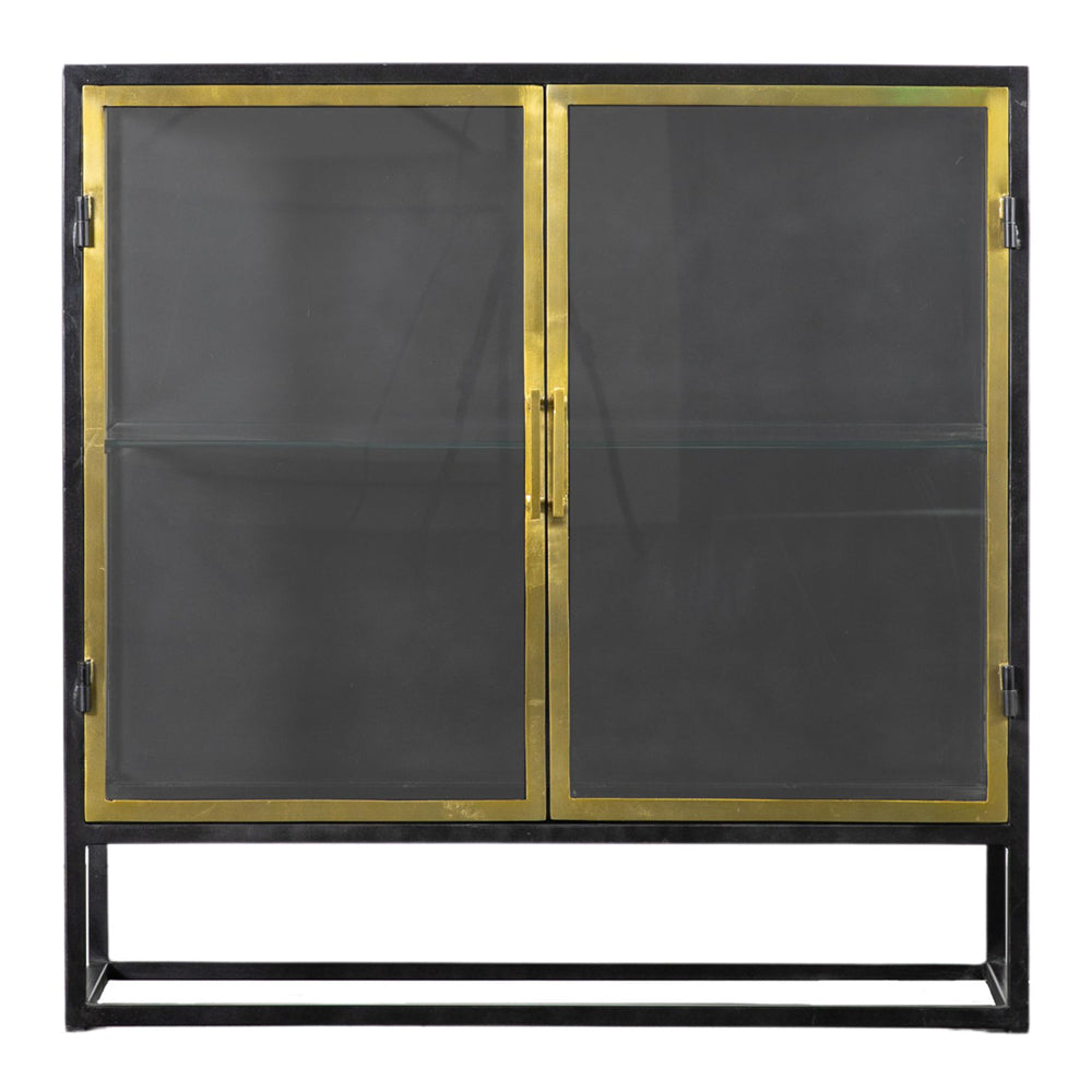 Product photograph of Gallery Interiors Castro Drinks Cabinet In Black from Olivia's