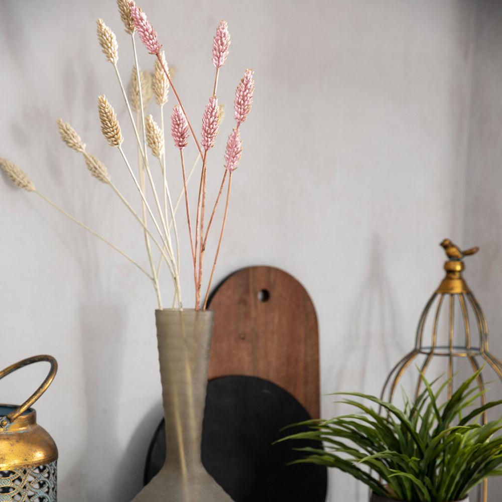 Product photograph of Gallery Interiors Set Of 6 Clemens Wheat Spray Faux Plant Blush from Olivia's