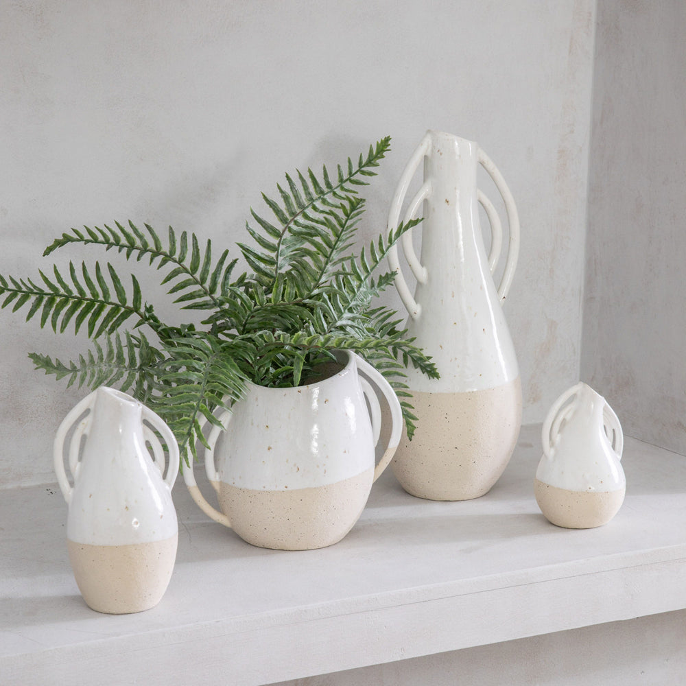 Product photograph of Gallery Interiors Fausti Faux Plant White from Olivia's