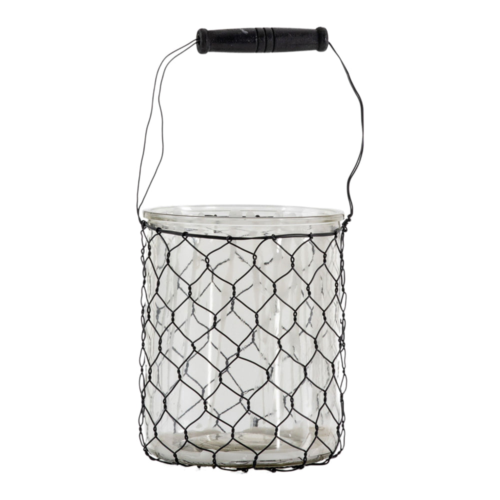 Product photograph of Gallery Interiors Kanda Lantern Black Large from Olivia's