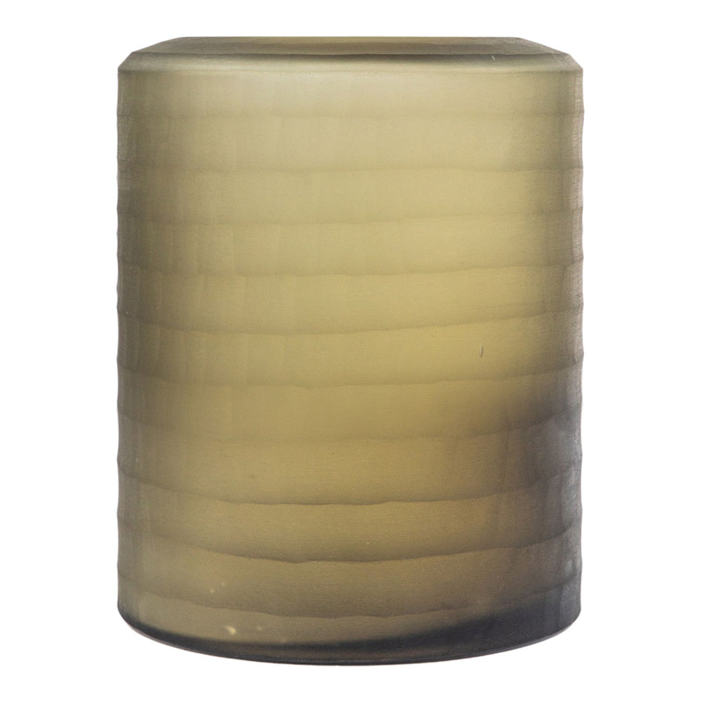 Product photograph of Gallery Interiors Kane Vase Dusty Light Brown Large from Olivia's