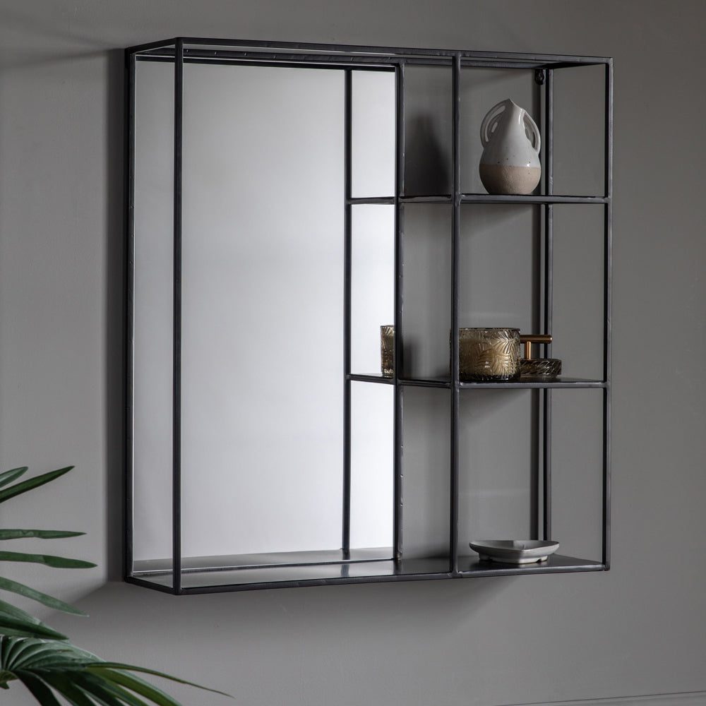 Product photograph of Gallery Interiors Leto Shelf Black from Olivia's