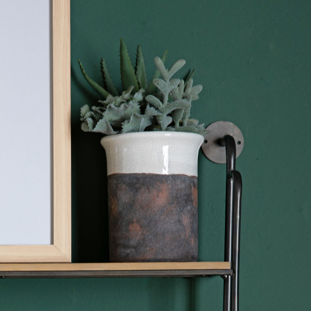 Product photograph of Gallery Interiors Lucina Potted Succulent Faux Plant Green from Olivia's