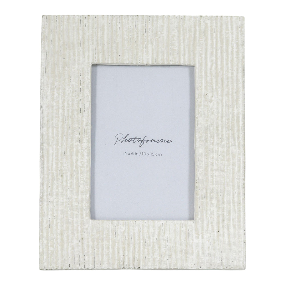 Product photograph of Gallery Interiors Octavia Photo Frame White Large from Olivia's