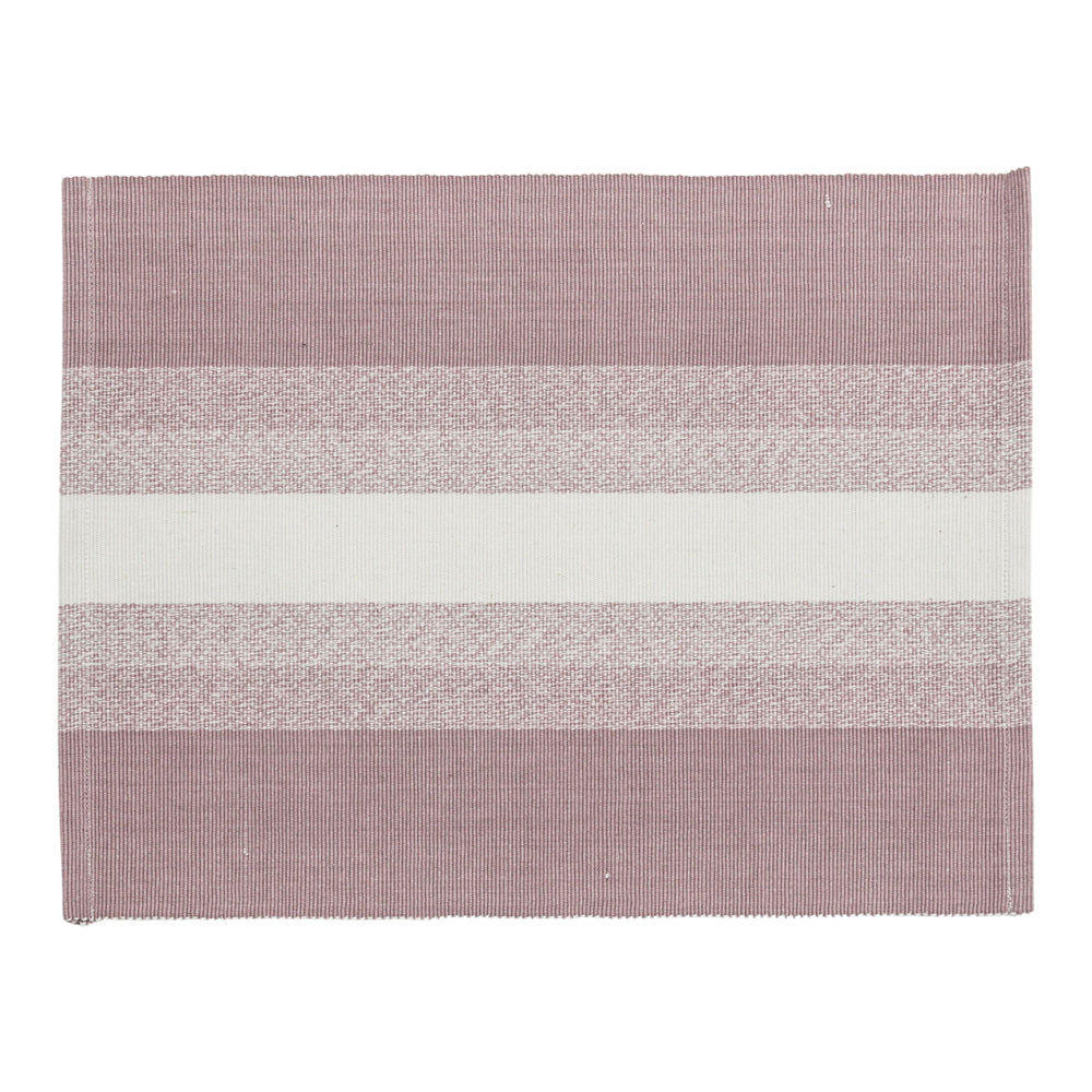 Gallery Interiors Pace Ombre Ribbed Placemat Blush