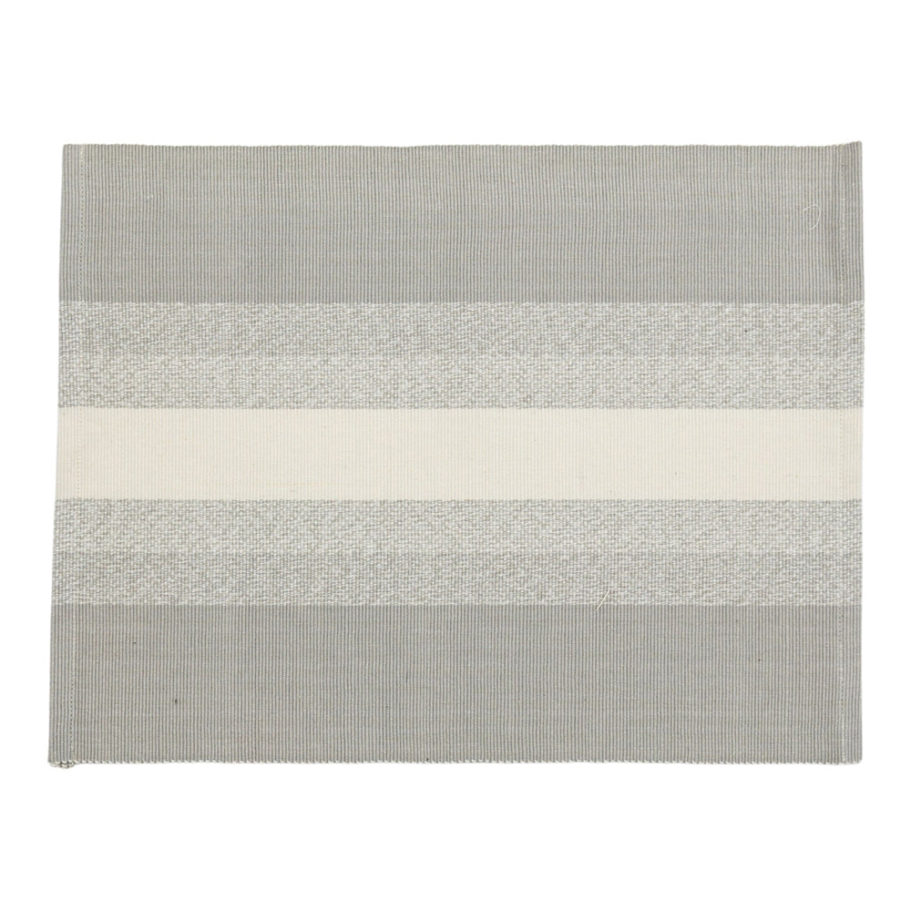 Gallery Interiors Pace Ombre Ribbed Placemat Grey