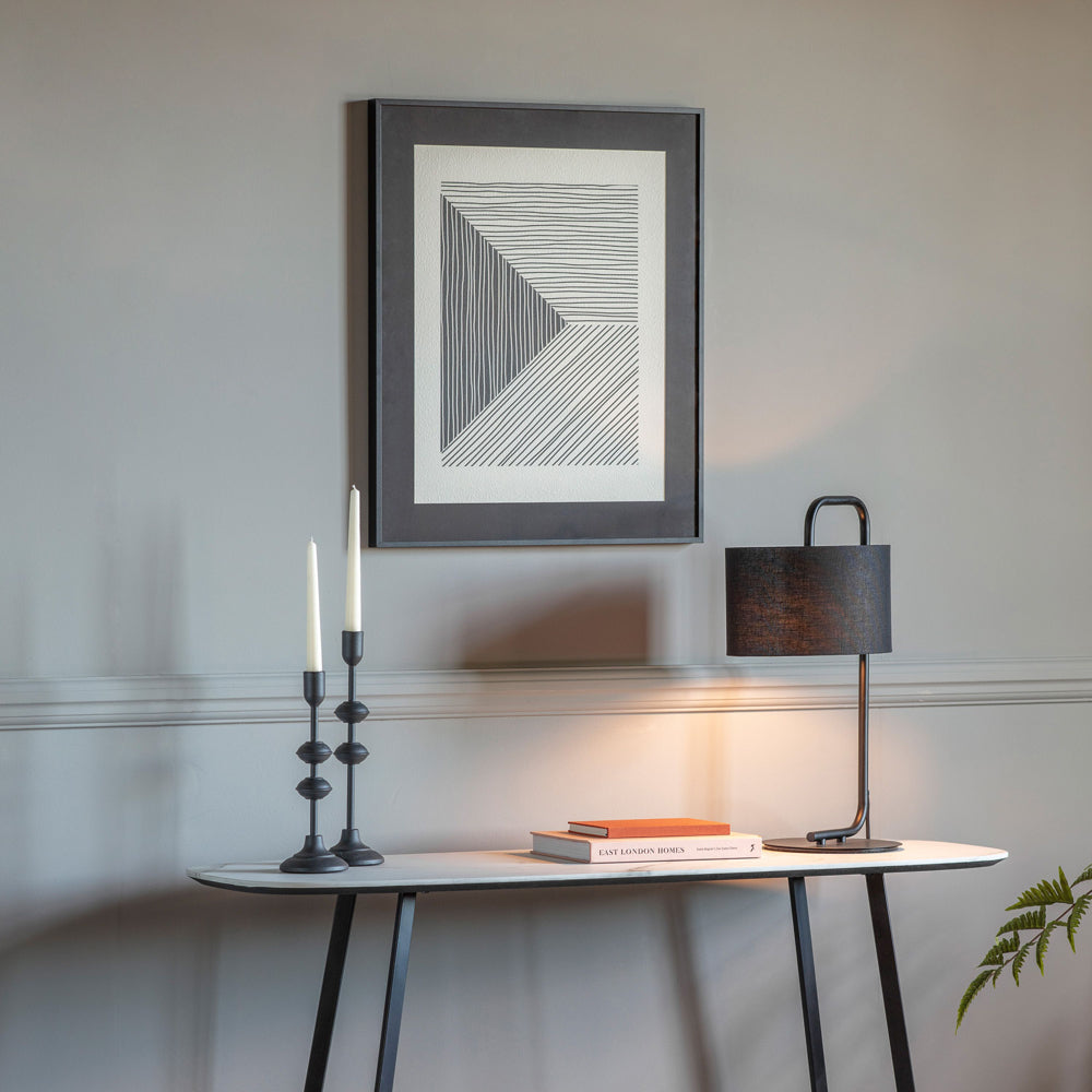 Product photograph of Gallery Interiors Set Of 2 Pachis Runway Line Drawing Framed Wall Art Multicoloured from Olivia's