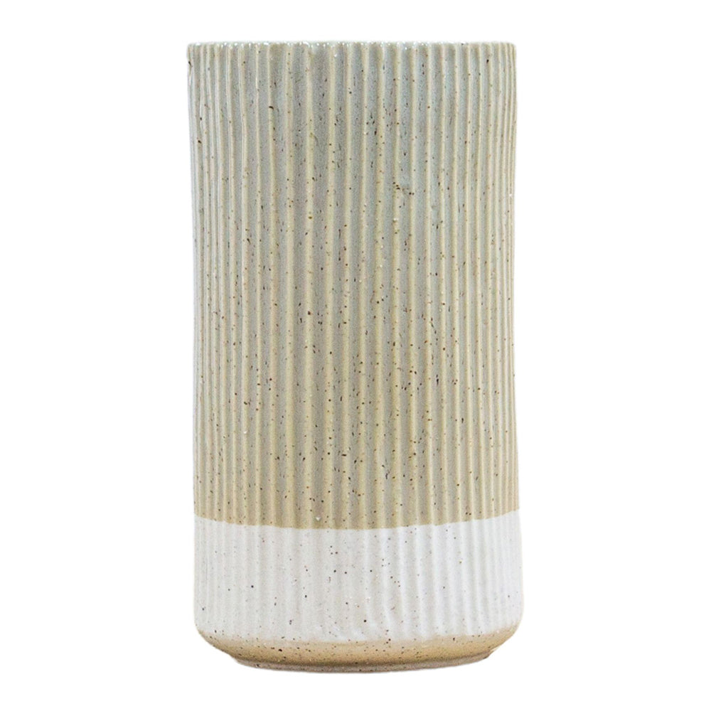 Product photograph of Gallery Interiors Pandor Vase Oatmeal Large from Olivia's