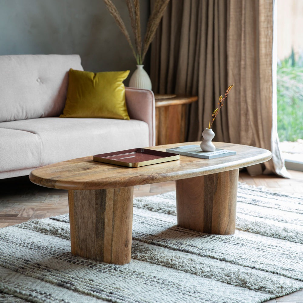 Product photograph of Gallery Interiors Reyna Coffee Table Natural from Olivia's