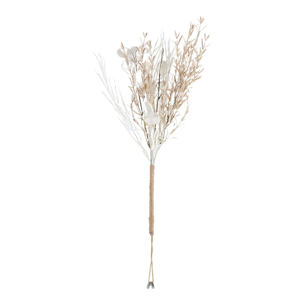 Product photograph of Gallery Interiors Rinat Silver Dollar Bouquet Faux Plant Ivory Large from Olivia's