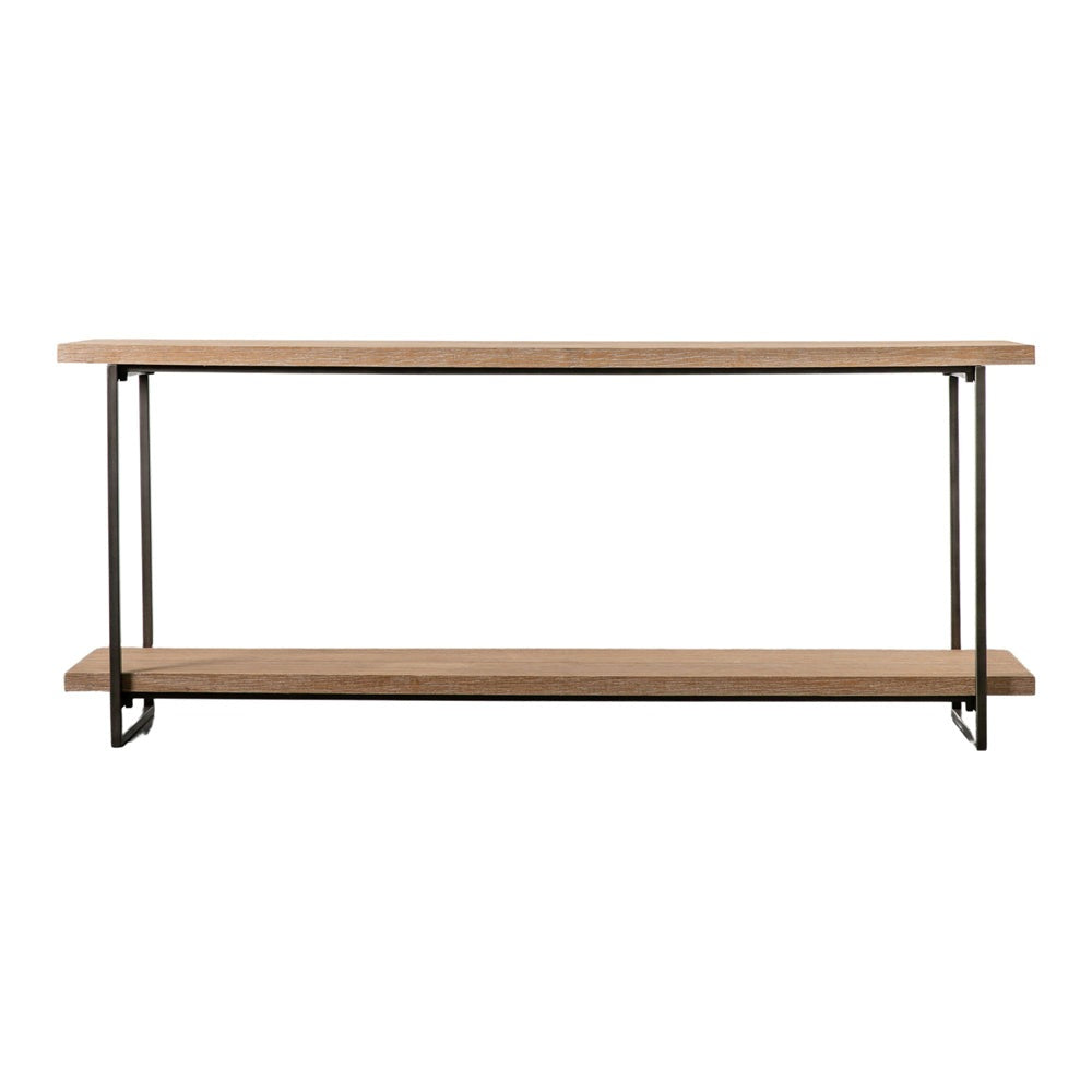 Product photograph of Gallery Interiors Satomi Display Table Black And Natural from Olivia's