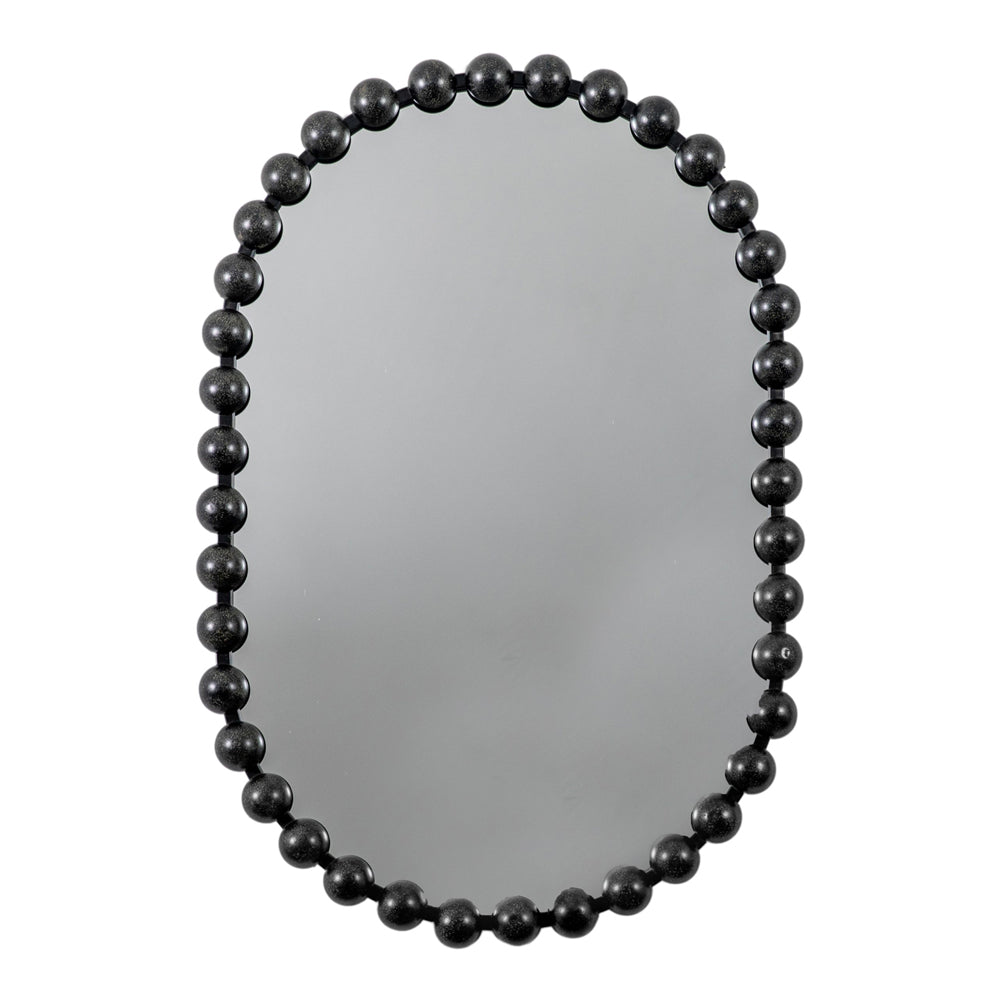 Product photograph of Gallery Interiors Selena Wall Mirror In Black from Olivia's