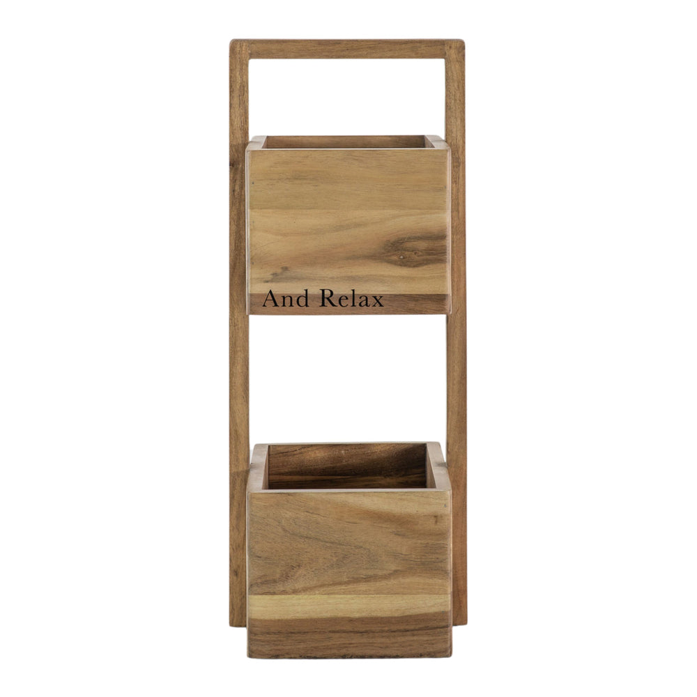 Product photograph of Gallery Interiors Seppanen Relax Bathroom Caddy Natural from Olivia's