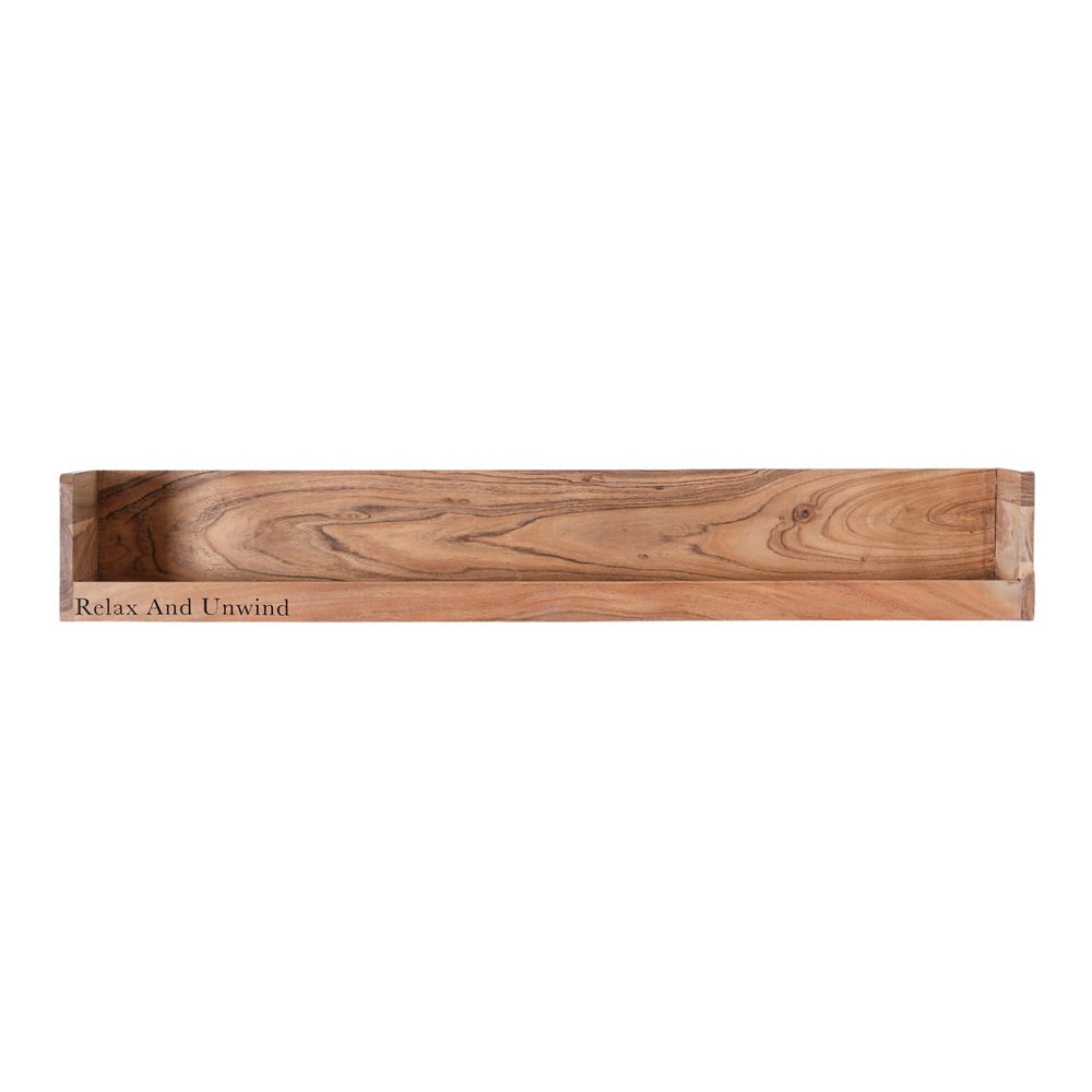 Product photograph of Gallery Interiors Seppanen Relax Bathroom Wall Shelf Natural from Olivia's