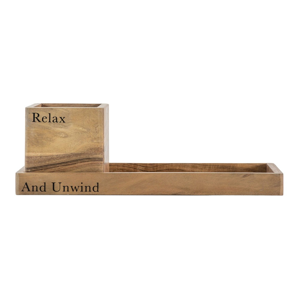 Product photograph of Gallery Interiors Set Of 2 Seppanen Relax Tray Natural from Olivia's