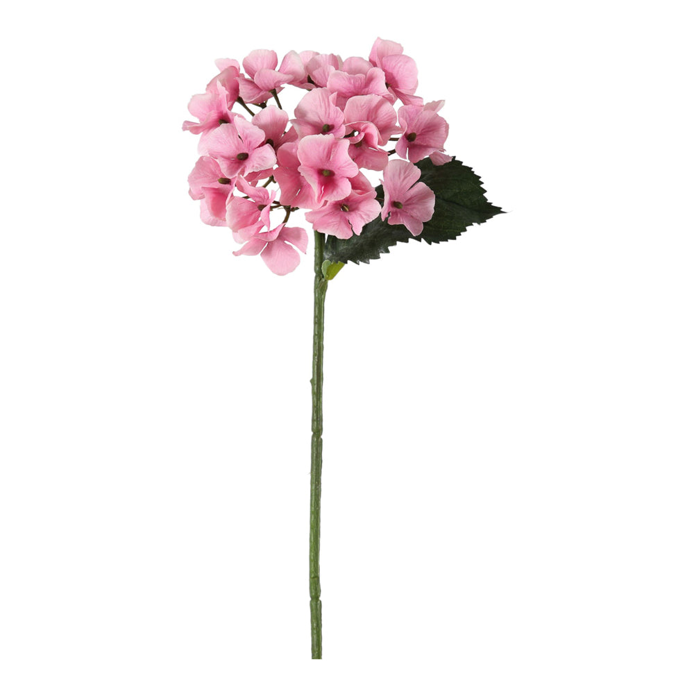 Product photograph of Gallery Interiors Spiros Hydrangea Stem Pink Small Set Of 12 from Olivia's